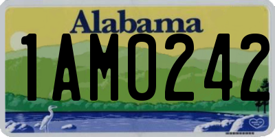 AL license plate 1AM0242