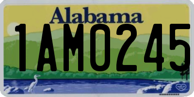 AL license plate 1AM0245