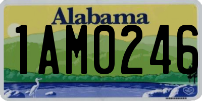 AL license plate 1AM0246