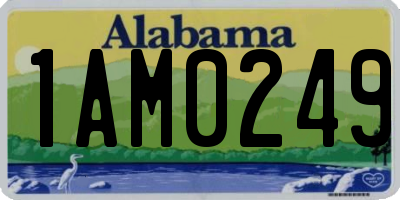 AL license plate 1AM0249
