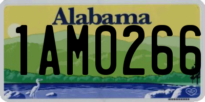 AL license plate 1AM0266