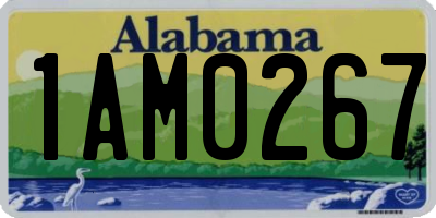 AL license plate 1AM0267