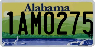 AL license plate 1AM0275