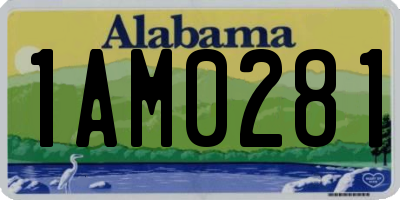 AL license plate 1AM0281