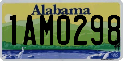 AL license plate 1AM0298