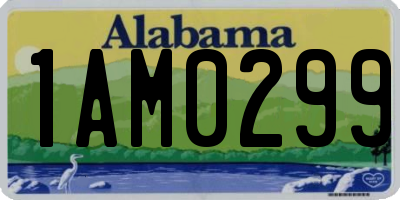AL license plate 1AM0299