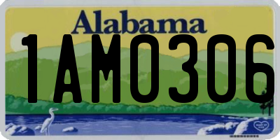 AL license plate 1AM0306