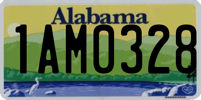 AL license plate 1AM0328