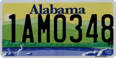 AL license plate 1AM0348