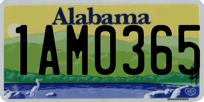 AL license plate 1AM0365