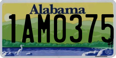 AL license plate 1AM0375