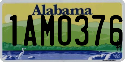 AL license plate 1AM0376