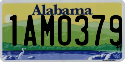 AL license plate 1AM0379