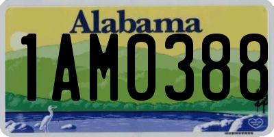 AL license plate 1AM0388