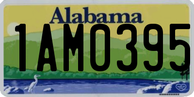 AL license plate 1AM0395