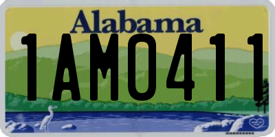 AL license plate 1AM0411