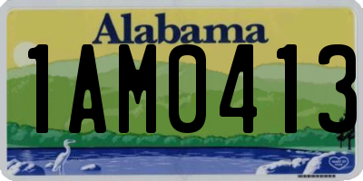 AL license plate 1AM0413