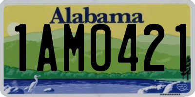 AL license plate 1AM0421