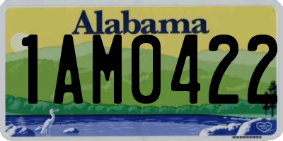 AL license plate 1AM0422