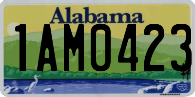 AL license plate 1AM0423
