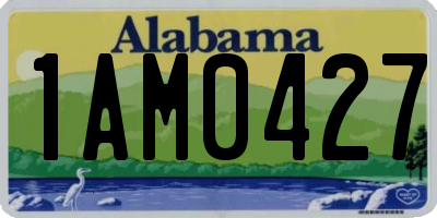 AL license plate 1AM0427