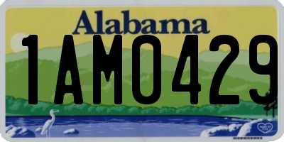 AL license plate 1AM0429