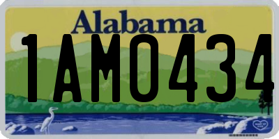 AL license plate 1AM0434