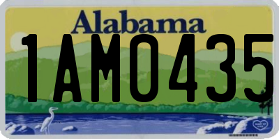 AL license plate 1AM0435