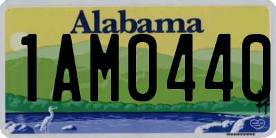 AL license plate 1AM0440