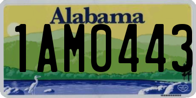 AL license plate 1AM0443