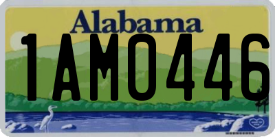 AL license plate 1AM0446
