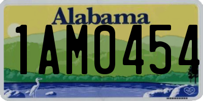 AL license plate 1AM0454