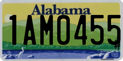 AL license plate 1AM0455