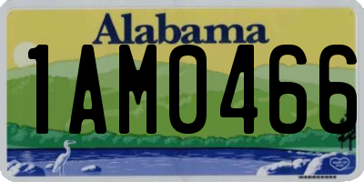 AL license plate 1AM0466