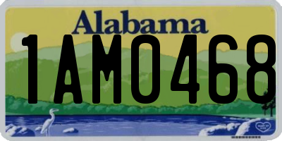 AL license plate 1AM0468