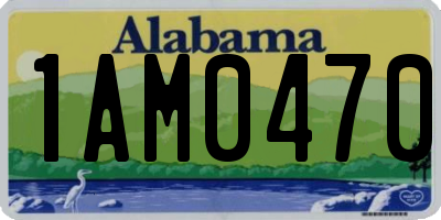 AL license plate 1AM0470