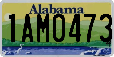 AL license plate 1AM0473