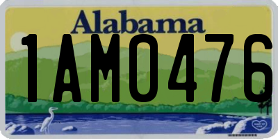 AL license plate 1AM0476