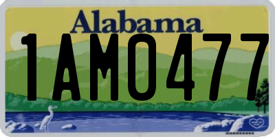 AL license plate 1AM0477