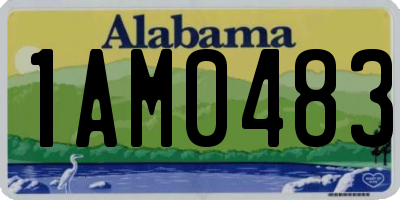 AL license plate 1AM0483