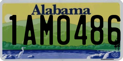 AL license plate 1AM0486
