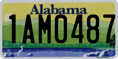 AL license plate 1AM0487