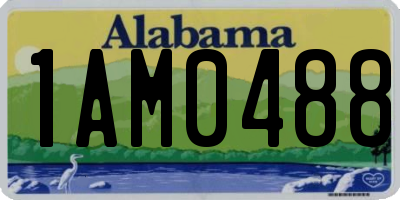 AL license plate 1AM0488
