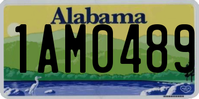 AL license plate 1AM0489