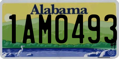 AL license plate 1AM0493