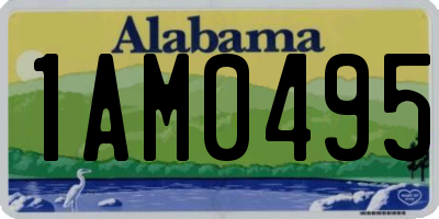 AL license plate 1AM0495