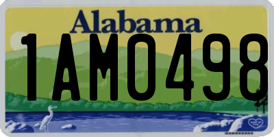 AL license plate 1AM0498
