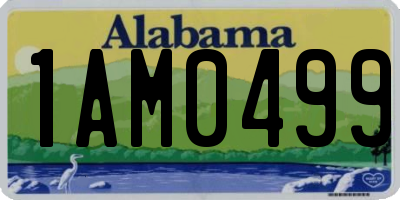 AL license plate 1AM0499