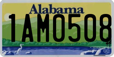 AL license plate 1AM0508