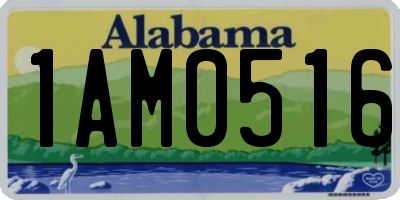 AL license plate 1AM0516